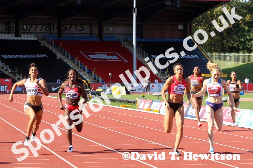 Womens 200 metres, 2019 Muller British Championships, Alexander Stadium, Birmingham. Photo: David T. Hewitson/Sports for All Pics